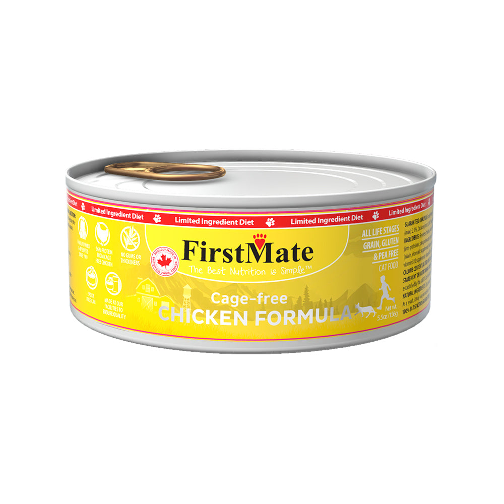 FirstMate Limited Ingredient Grain-Free Chicken Wet Cat Food