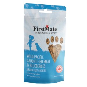 FirstMate Limited Ingredient Grain-Free Fish & Blueberry Dog Treats, 8 oz