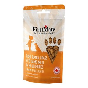 FirstMate Limited Ingredient Grain-Free Lamb & Blueberry Dog Treats, 8 oz