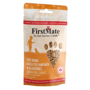 FirstMate Limited Ingredient Grain-Free Mini Lamb & Blueberry Dog Treats, 8 oz