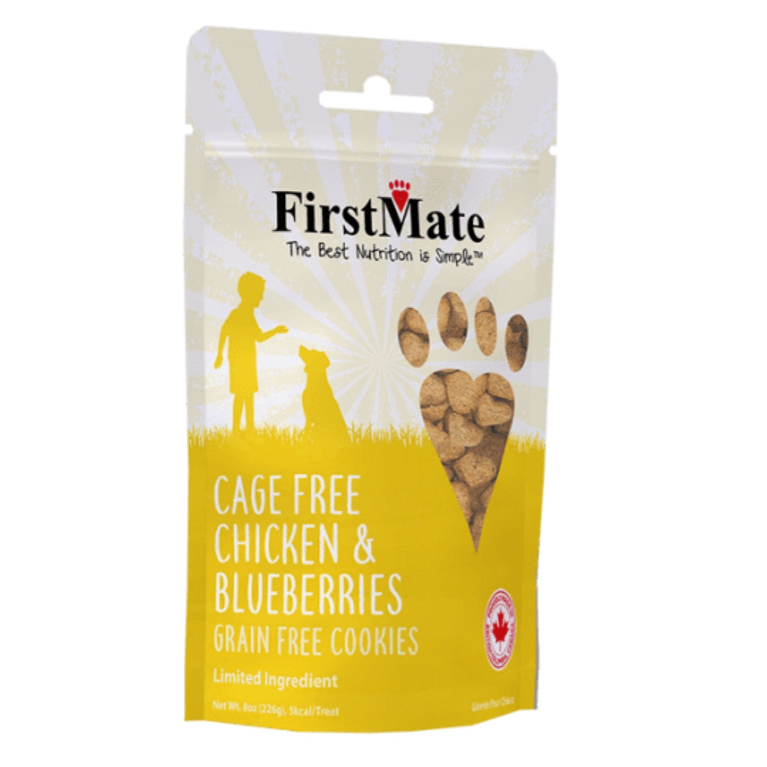 FirstMate Limited Ingredient Chicken & Blueberry Bulk Dog Treats, 10 lb