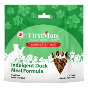 FirstMate Limited Ingredient Indulgent Duck Cat Treats, Grain-Free, 3 oz