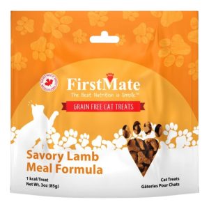 FirstMate Limited Ingredient Savory Lamb Cat Treats, Grain-Free, 3 oz