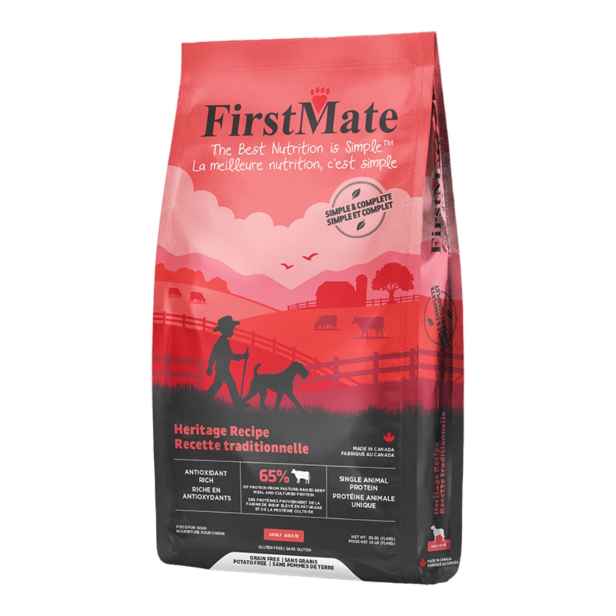 FirstMate Simple & Complete Heritage Beef Recipe Dry Dog Food - Image 2