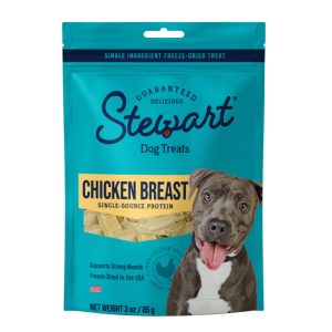 Stewart Freeze-Dried Single Ingredient Chicken Breast Dog Treats