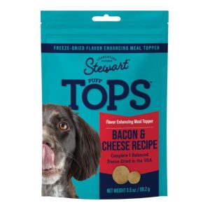 Stewart PuffTops Freeze-Dried Bacon & Cheese Food Topper, 3.5 oz