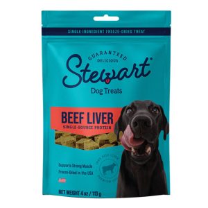 Stewart Freeze-Dried Single Ingredient Venison Dog Treats, 3 oz