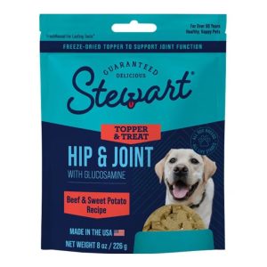 Stewart Freeze-Dried Healthy Hips Beef Dog Treats, 8 oz