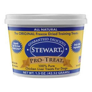Stewart Pro-Treat Freeze-Dried Chicken Liver Dog Treats