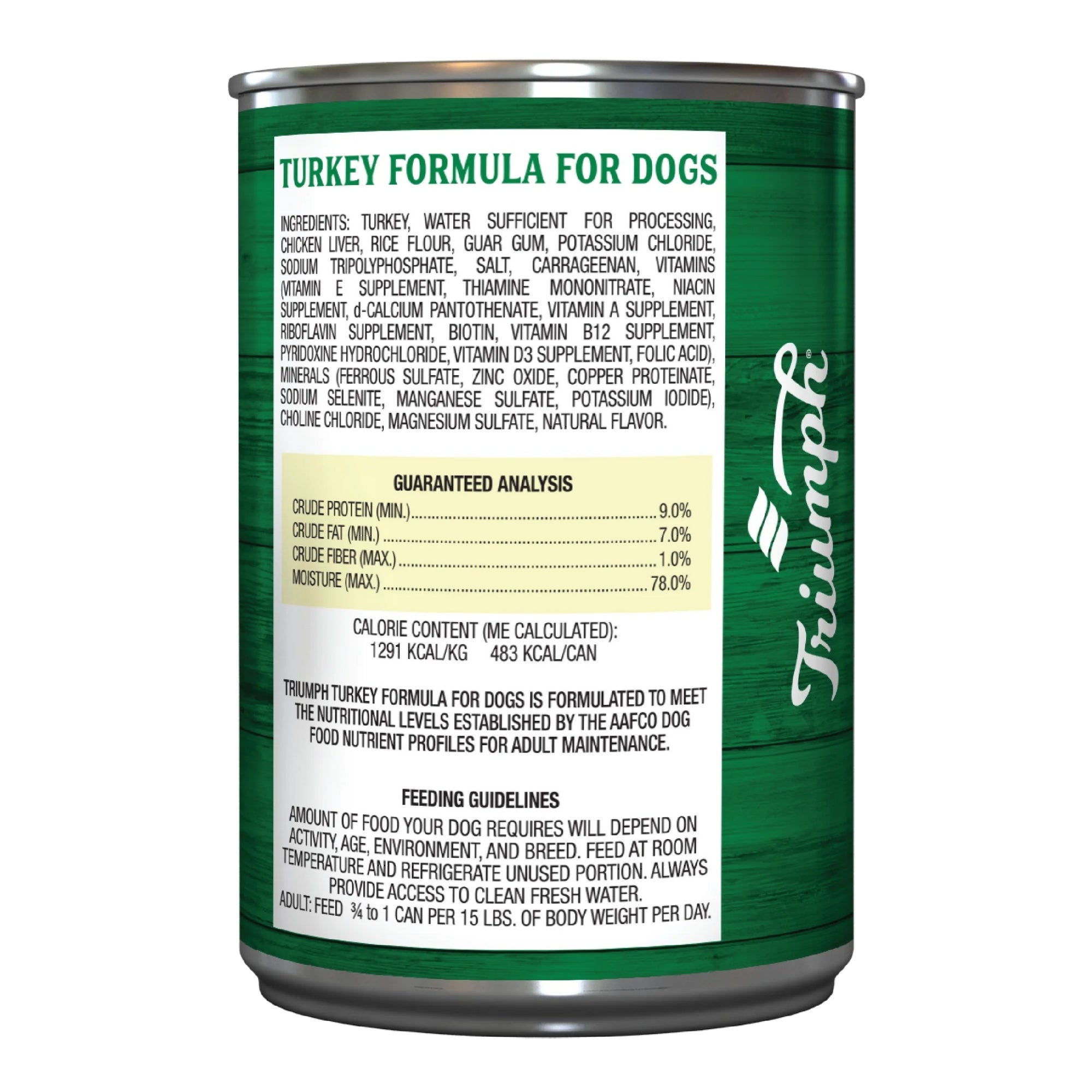 Triumph Canned Cat Food, Turkey, 13 oz (Case of 12) - Image 2
