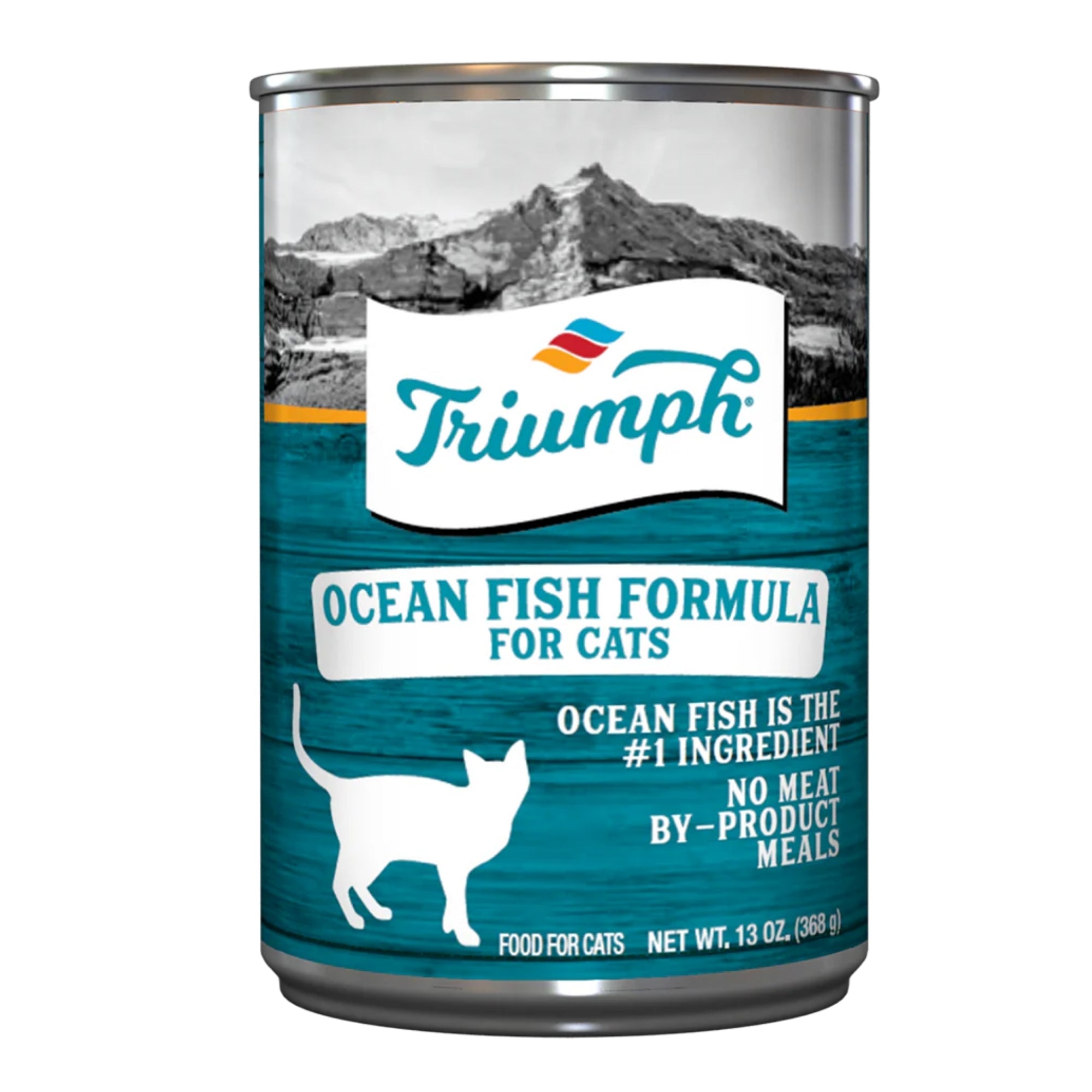 Triumph Canned Cat Food, Ocean Fish, 13 oz (Case of 12)