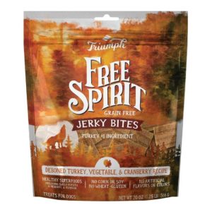 Triumph Grain-Free Jerky Bites Turkey, Pea & Berry , 20 oz