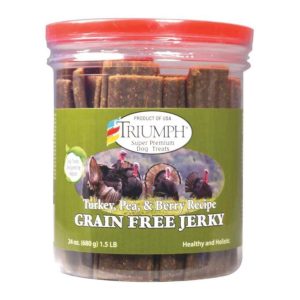 Triumph Grain-Free Jerky Turkey, Pea & Berry , 24 oz