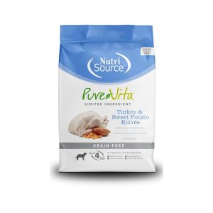 Pure Vita LID Grain-Free Turkey & Sweet Potato Dry Dog Food, 25 lb