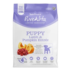 Pure Vita Puppy Grain-Free Lamb & Pumpkin Dry Dog Food