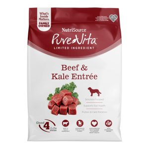 Pure Vita Beef & Kale Dry Dog Food