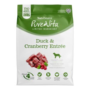 Pure Vita Duck & Cranberry Dry Dog Food