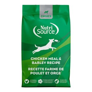 NutriSource Choice Chicken Meal & Barley Dry Dog Food, 5 lb