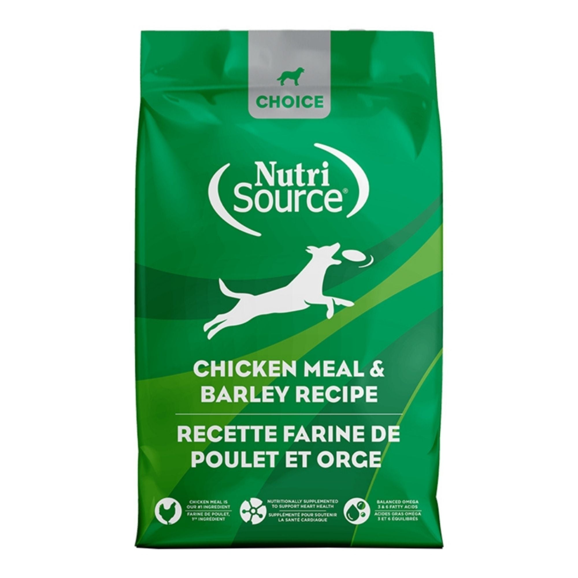 NutriSource Choice Chicken Meal & Barley Dry Dog Food, 5 lb