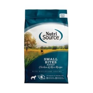 NutriSource Small Bites Adult Chicken & Rice Dry Dog Food