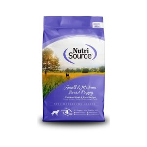 NutriSource Small & Medium Breed Puppy Chicken & Rice Dry Dog Food