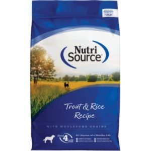 NutriSource Trout & Rice Dry Dog Food