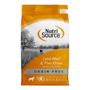 NutriSource Grain-Free Lamb Meal & Peas Dry Dog Food