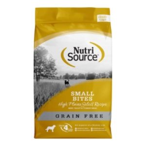 NutriSource Select Small Bites High Plains Dry Dog Food, 12 lb
