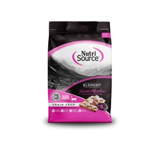 NutriSource Element Series Grain-Free Dry Cat Food, Scenic Meadow, 4 lb