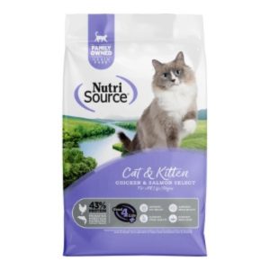 NutriSource Select Cat & Kitten Dry Food, Chicken & Salmon
