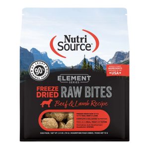 NutriSource Element Series Freeze-Dried Bites, Beef & Lamb