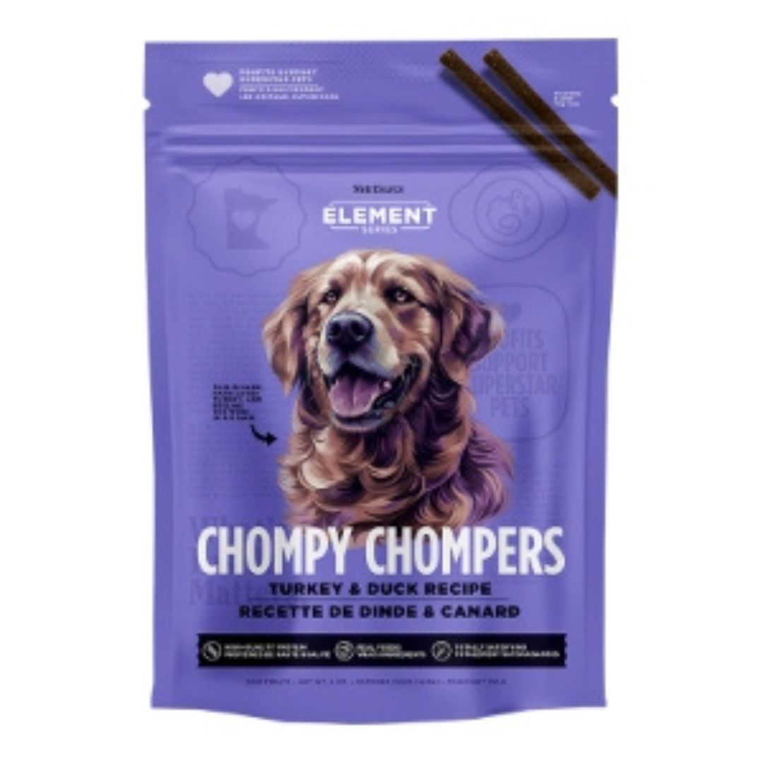 NutriSource Element Chompers Turkey & Duck Dog Treats, 6 oz