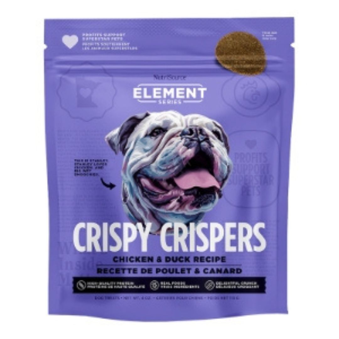 NutriSource Element Crispers Chicken & Duck Dog Treats, 4 oz