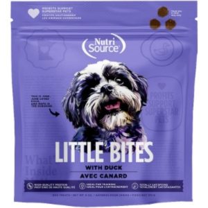 NutriSource Little Bites Duck Dog Treats, 6 oz