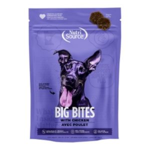 NutriSource Big Bites Chicken Dog Treats, 14 oz