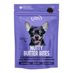 NutriSource Butter Bites Cranberry Dog Treats, 6 oz