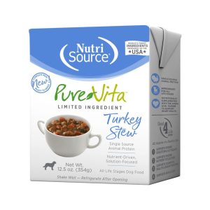 Pure Vita LID Turkey Stew Wet Dog Food, 12.5 oz