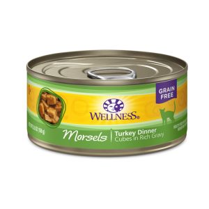 Wellness Complete Health Morsels Turkey Dinner Wet Cat Food, 5.5 oz (Case of 24)