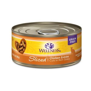Wellness Complete Health Sliced Chicken Entrée Wet Cat Food, 5.5 oz (Case of 24)