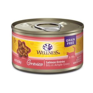 Wellness Complete Health Grain-Free Gravies Salmon Entrée Wet Cat Food