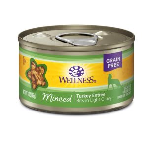 Wellness Complete Health Minced Turkey Entrée Wet Cat Food, 3 oz (Case of 24)