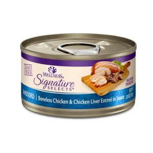 Wellness CORE Signature Selects Shredded Chicken & Chicken Liver Entrée in Sauce