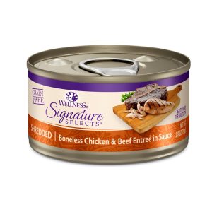 Wellness CORE Signature Selects Shredded Chicken & Beef Entrée in Sauce