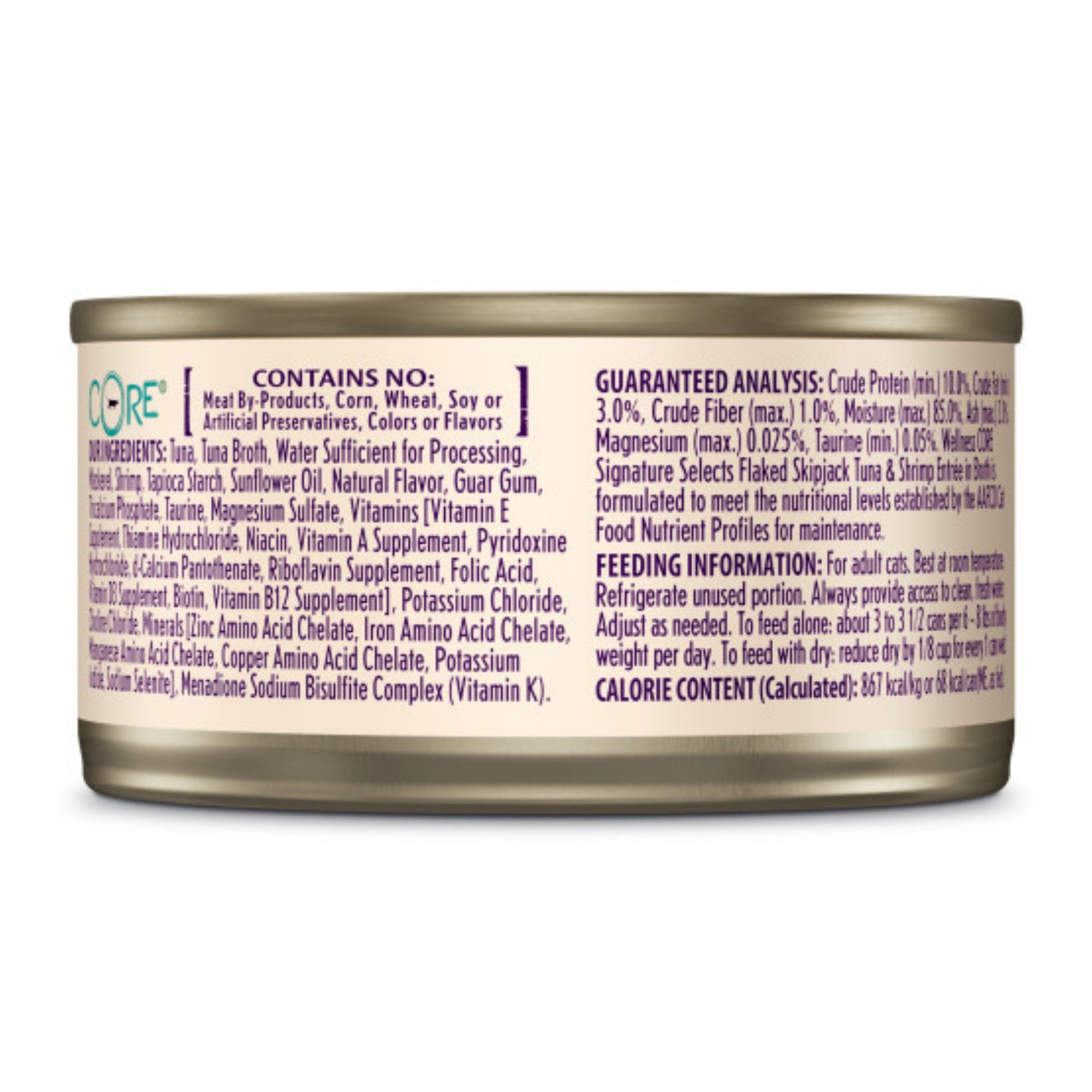 Wellness CORE Signature Selects Flaked Skipjack Tuna & Shrimp Entrée in Sauce - Image 7
