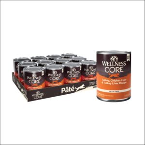 Wellness CORE Turkey, Chicken Liver & Turkey Liver, 12.5 oz (Case of 12)