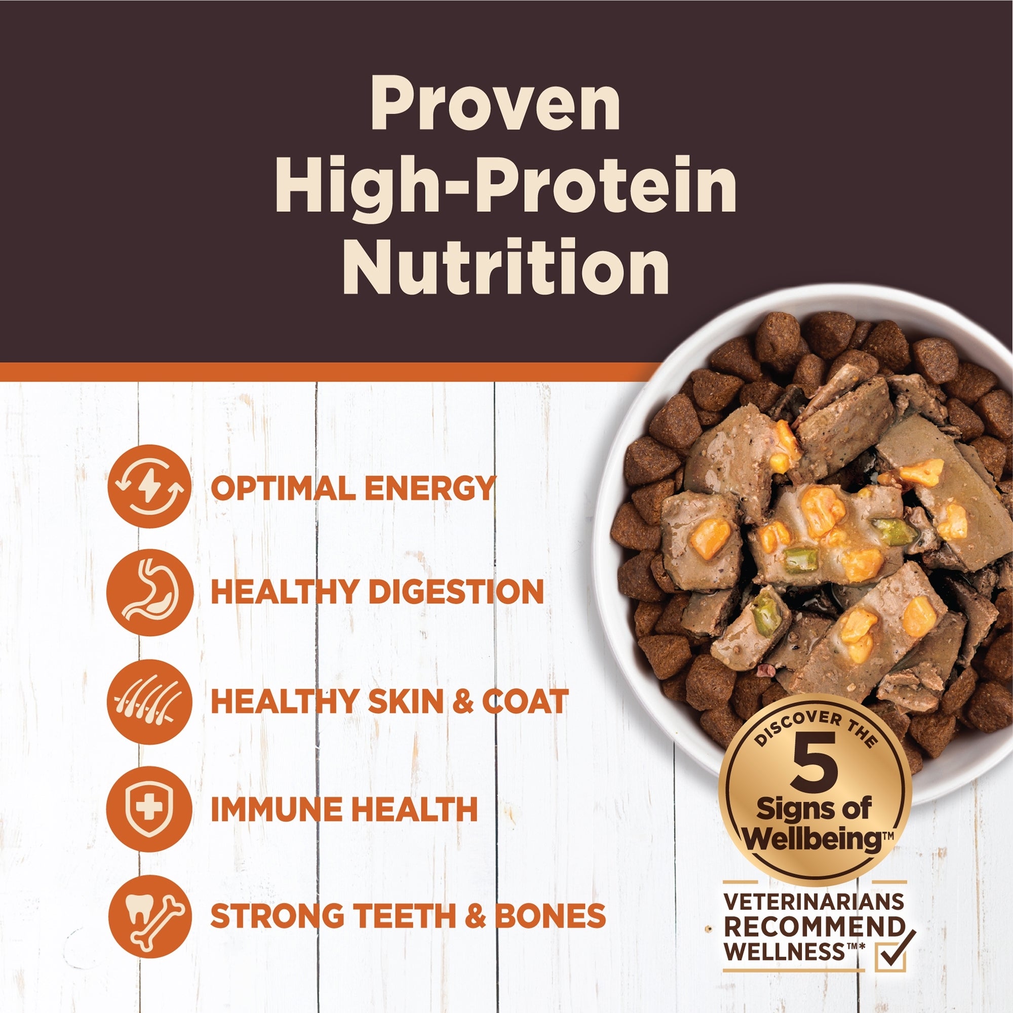 Wellness CORE Hearty Cuts Chicken & Turkey Wet Dog Food, 12.5 oz (Case of 12) - Image 2