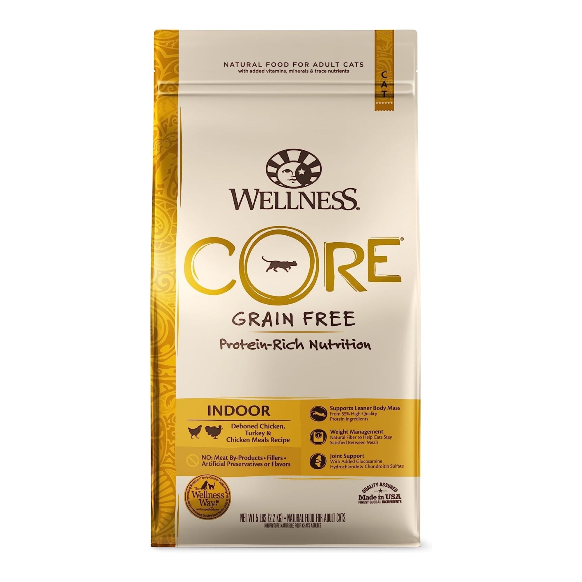 Wellness CORE Grain-Free Indoor Dry Cat Food, 5 lb