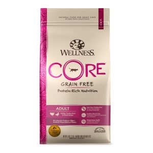 Wellness CORE Grain-Free Dry Cat Food, Turkey & Duck, 5 lb