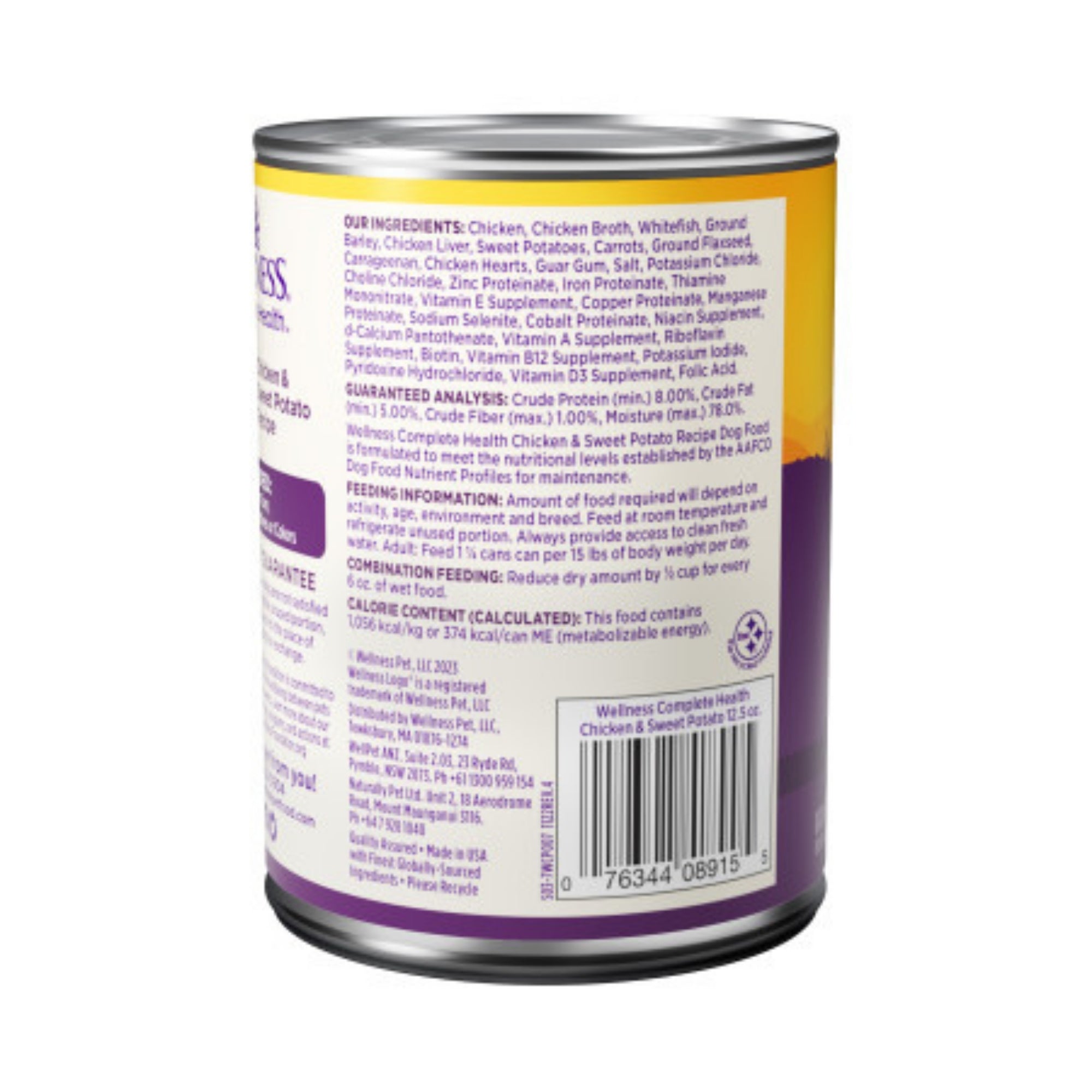Wellness Complete Health Chicken & Sweet Potato Pâté, 12.5 oz (Case of 12) - Image 4