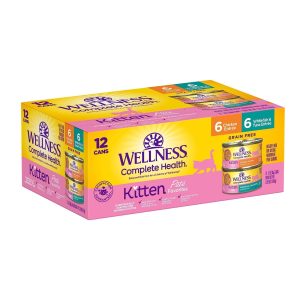 Wellness Complete Health Kitten Pâté Variety Pack, 3 oz (Case of 12)